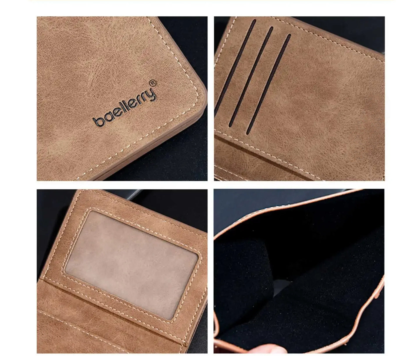 Men’s Slim Multi-Card Bifold Wallet